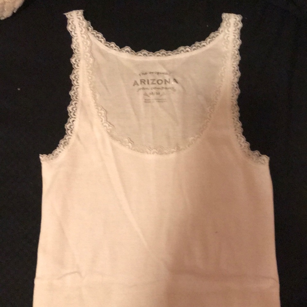 White tank top
